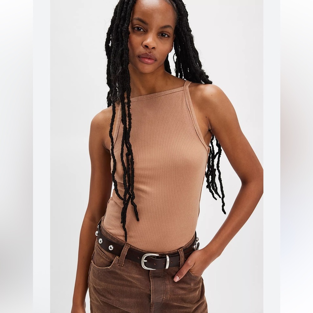 NWT Free People We The Free Mia Tank/Macchiato